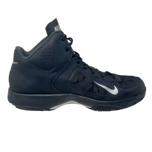 Nike Dual fusion Basketball Sneakers Mens Sz 11 Black Silver 145.6=S-1507